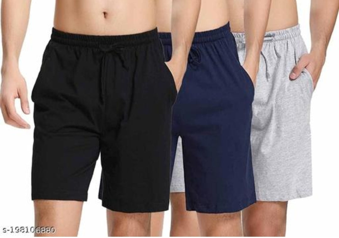 Combo of 3 Plain Shorts Rs. 299 Only - Free Size – Namma Colors